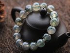 Natural Ice Moss Agate Beaded Bracelet for Women | Calm