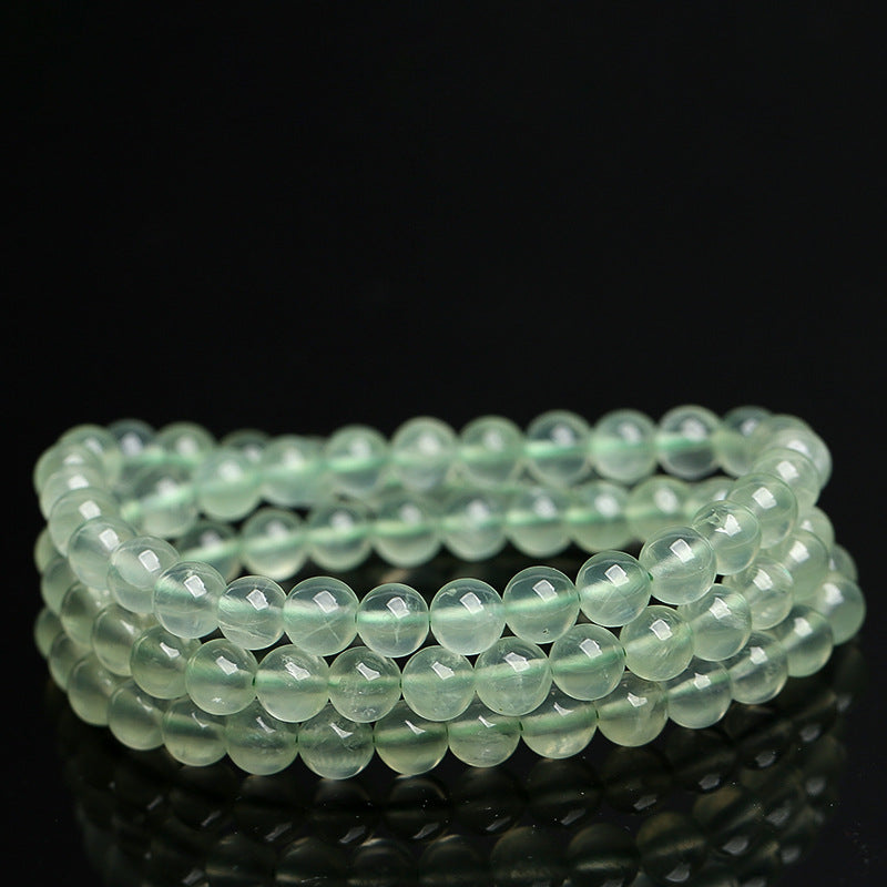 "Serenity & Purity" Ice Prehnite Multi-Wrap Gemstone Beaded Bracelet