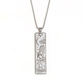 Leo Square Pendant Necklace