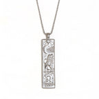 Leo Square Pendant Necklace