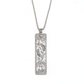 Pisces Square Pendant Necklace