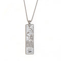 Aquarius Square Pendant Necklace