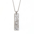 Capricorn Square Pendant Necklace