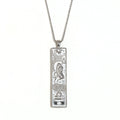 Libra Square Pendant Necklace
