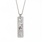 Taurus Square Pendant Necklace