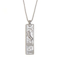 Sagittarius Square Pendant Necklace