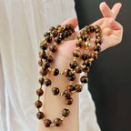 Natural Tiger's Eye Collar Necklace | Courage & Confidence