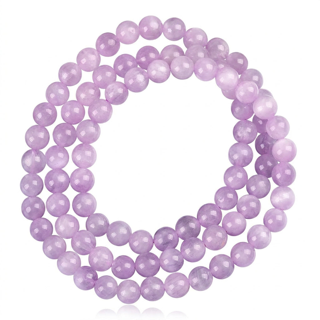 Purple Kunzite Layered Bracelet | Natural Crystal Jewelry
