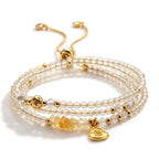 Natural Citrine Layered Wrap Bracelet | Prosperity & Joy