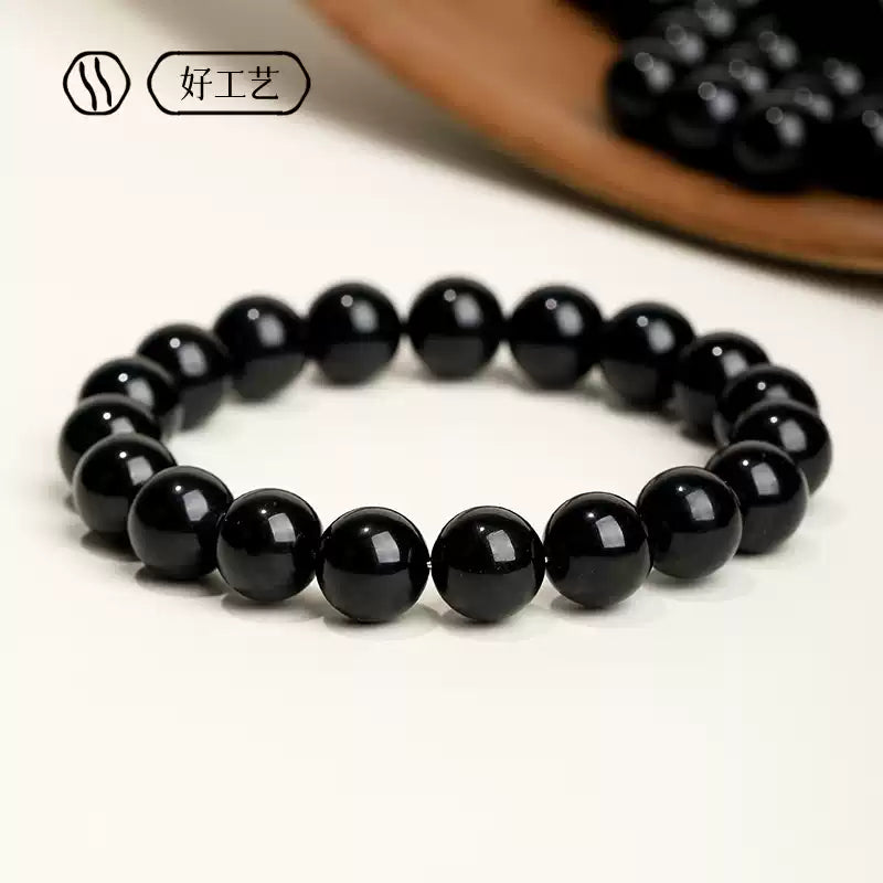 Black Tourmaline Bracelet | Natural Crystal Jewelry