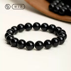 Black Tourmaline Bracelet | Natural Crystal Jewelry