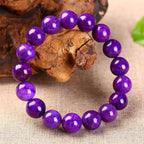 Purple Chalcedony Bracelet | Natural Crystal Jewelry