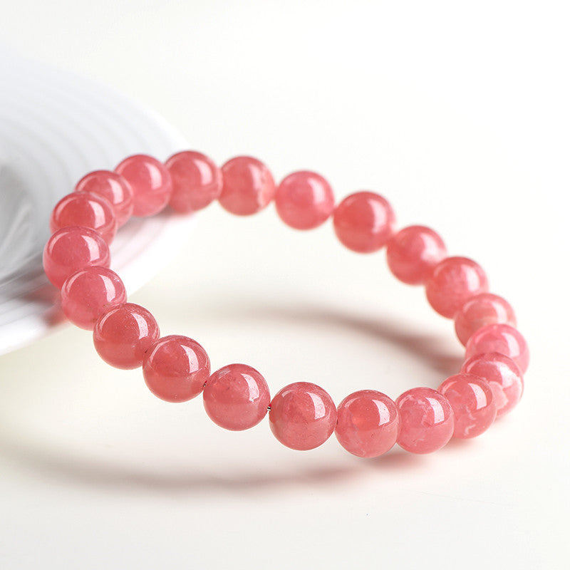 Ice Rhodochrosite Bracelet | Natural Crystal Jewelry
