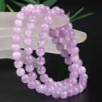 Purple Kunzite Layered Bracelet | Natural Crystal Jewelry