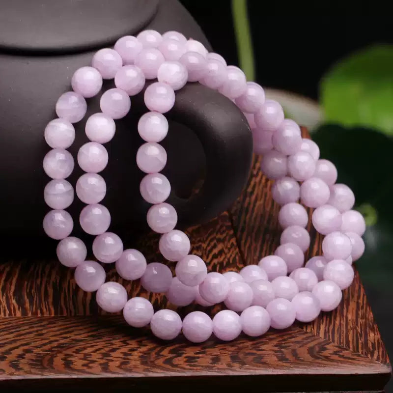 Purple Kunzite Layered Bracelet | Natural Crystal Jewelry