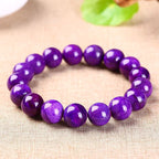 Purple Chalcedony Bracelet | Natural Crystal Jewelry