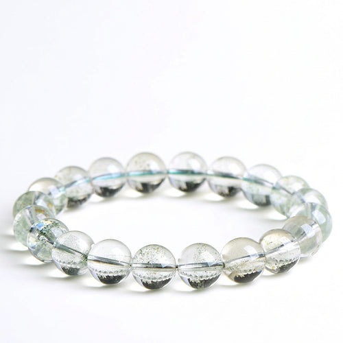  Green Phantom Quartz Beaded Bracelet