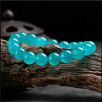 Natural Ice Amazonite Beaded Bracelet for Women | Serenity