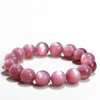 Pink Lepidolite Bracelet | Natural Crystal Jewelry