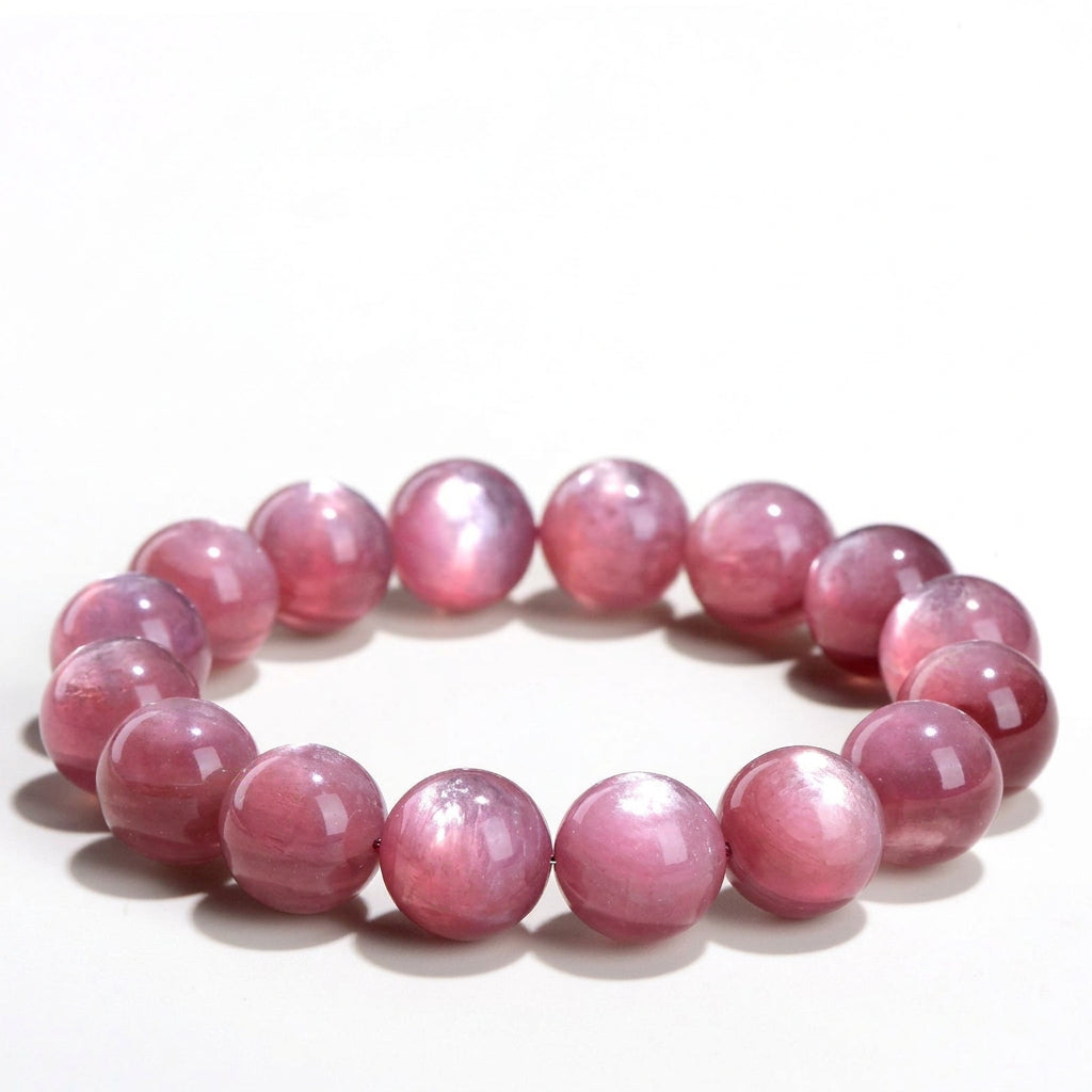 Pink Lepidolite Bracelet | Natural Crystal Jewelry