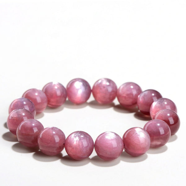 Pink Lepidolite Bracelet | Natural Crystal Jewelry