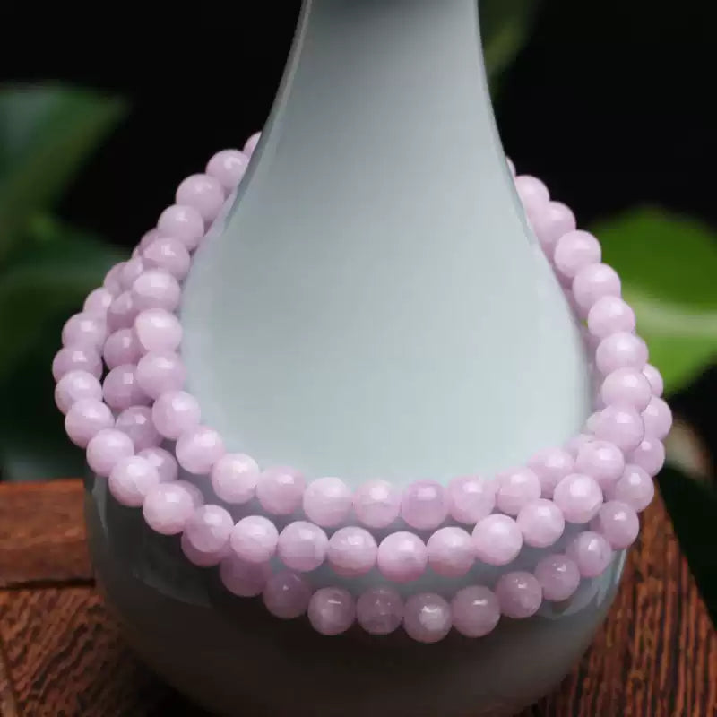 Purple Kunzite Layered Bracelet | Natural Crystal Jewelry
