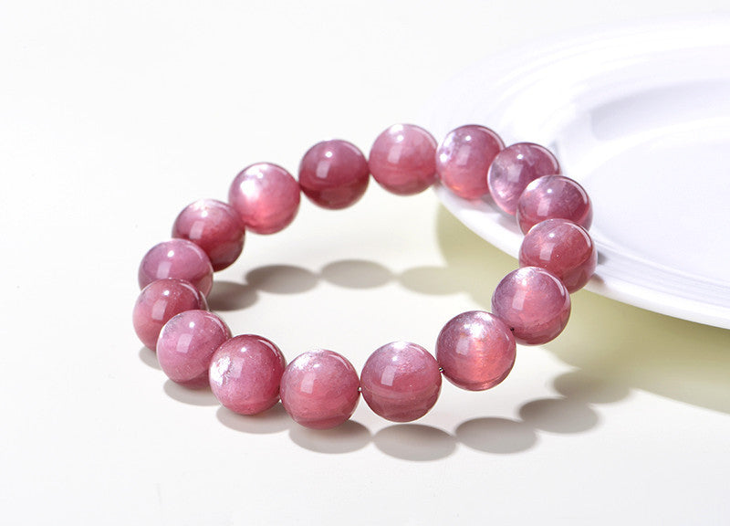 Pink Lepidolite Bracelet | Natural Crystal Jewelry