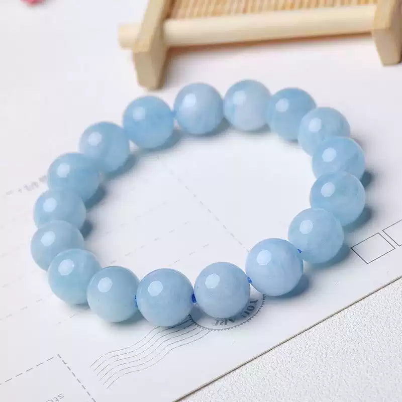 Aquamarine Crystal Bracelet | Natural Jewelry