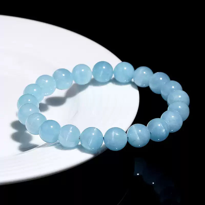 Aquamarine Crystal Bracelet | Natural Jewelry