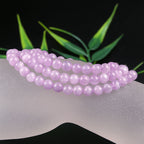 Purple Kunzite Layered Bracelet | Natural Crystal Jewelry