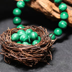 Banded Malachite Bracelet | Natural Crystal Jewelry for Women