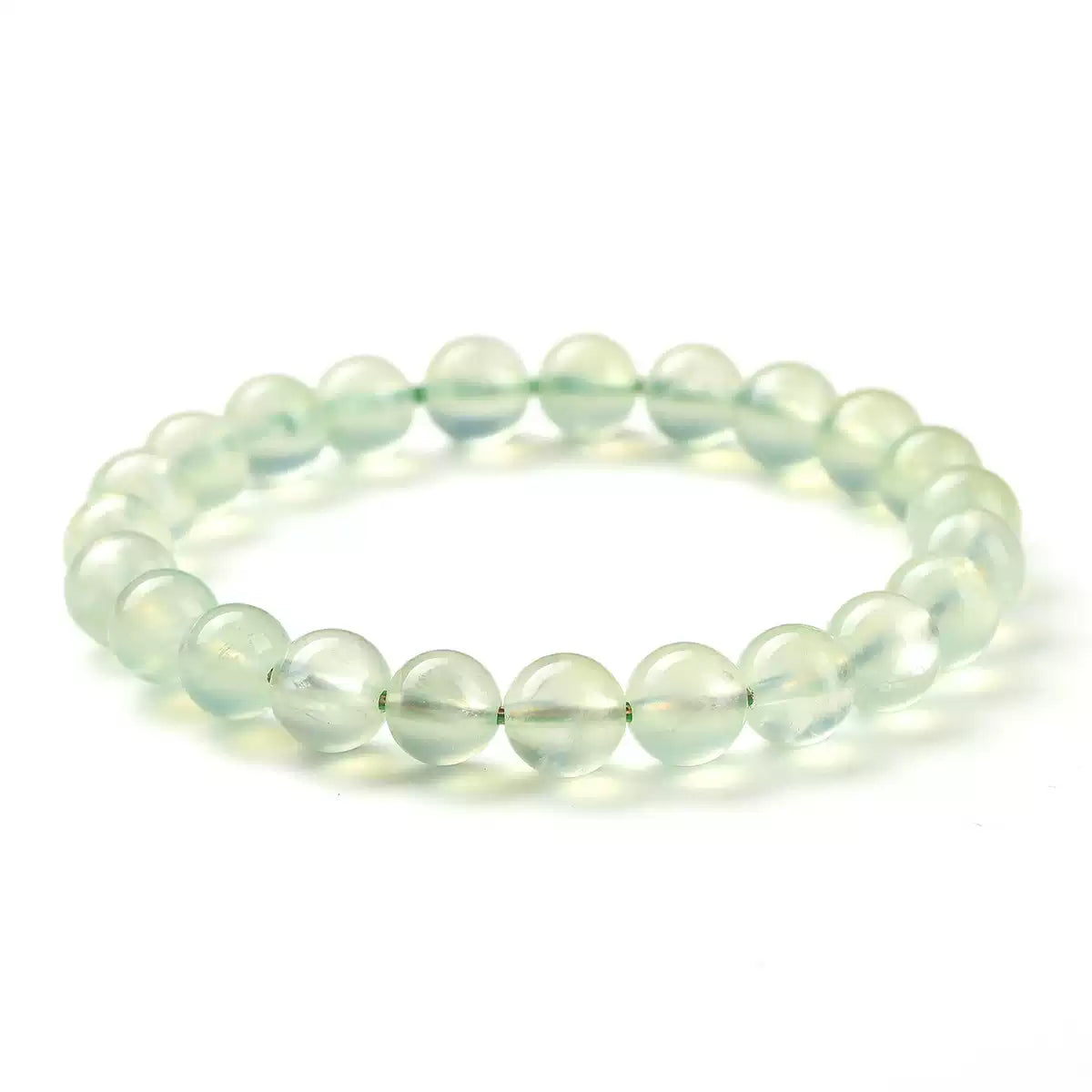 Natural Ice Prehnite Crystal Bracelet for Women | Serenity
