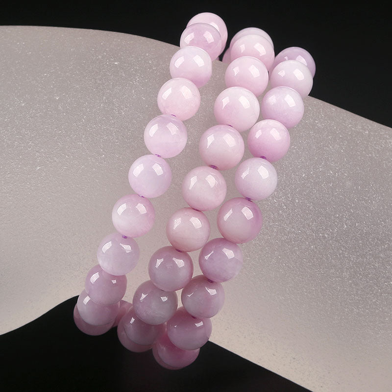 Purple Kunzite Layered Bracelet | Natural Crystal Jewelry