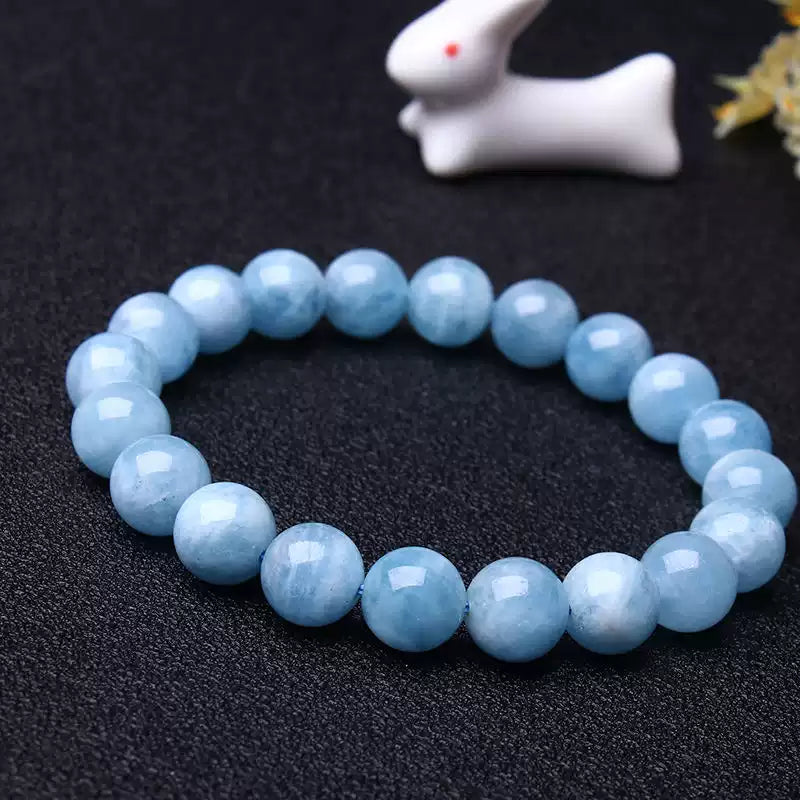 Aquamarine Crystal Bracelet | Natural Jewelry