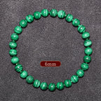 Banded Malachite Bracelet | Natural Crystal Jewelry for Women