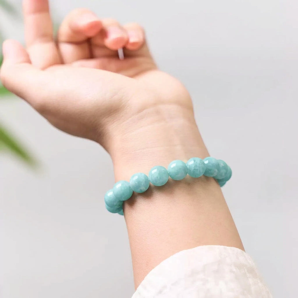 Old-Mine Amazonite Bracelet | Natural Crystal Jewelry