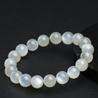 White Moonstone Bracelet | Natural Crystal Jewelry