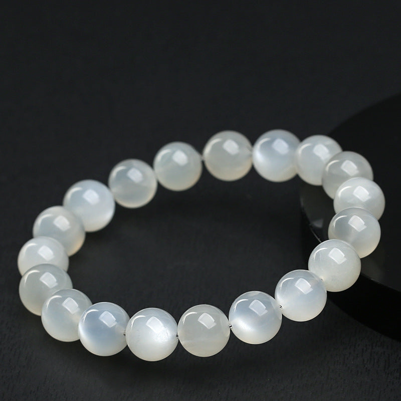 White Moonstone Bracelet | Natural Crystal Jewelry