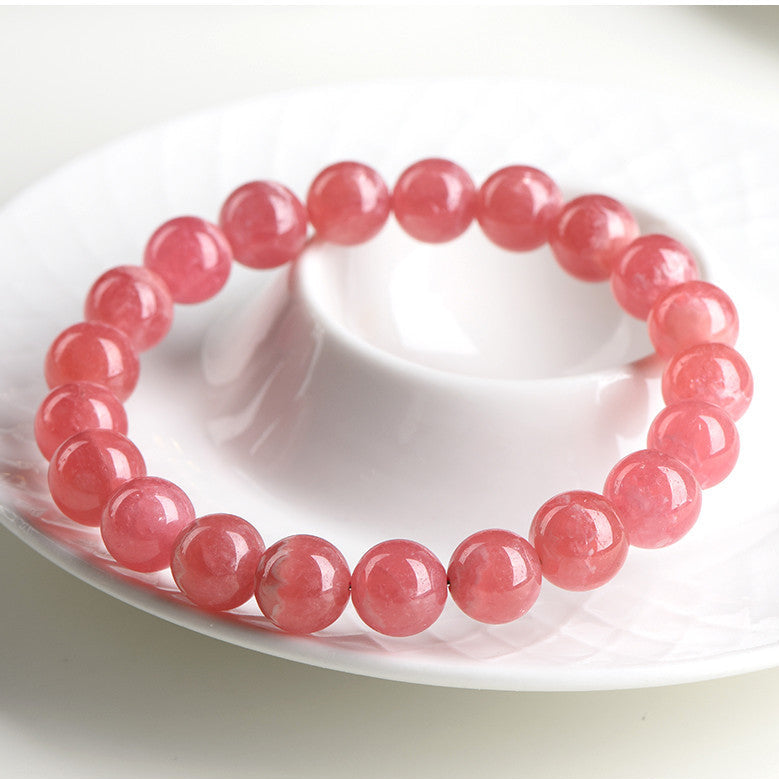 Ice Rhodochrosite Bracelet | Natural Crystal Jewelry