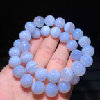 Blue Lace Agate Bracelet | Natural Crystal Jewelry for Women（3A）