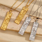 Zodiac Square Pendant Necklace