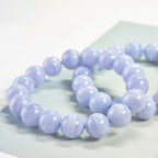 Blue Lace Agate Bracelet | Natural Crystal Jewelry for Women（3A）