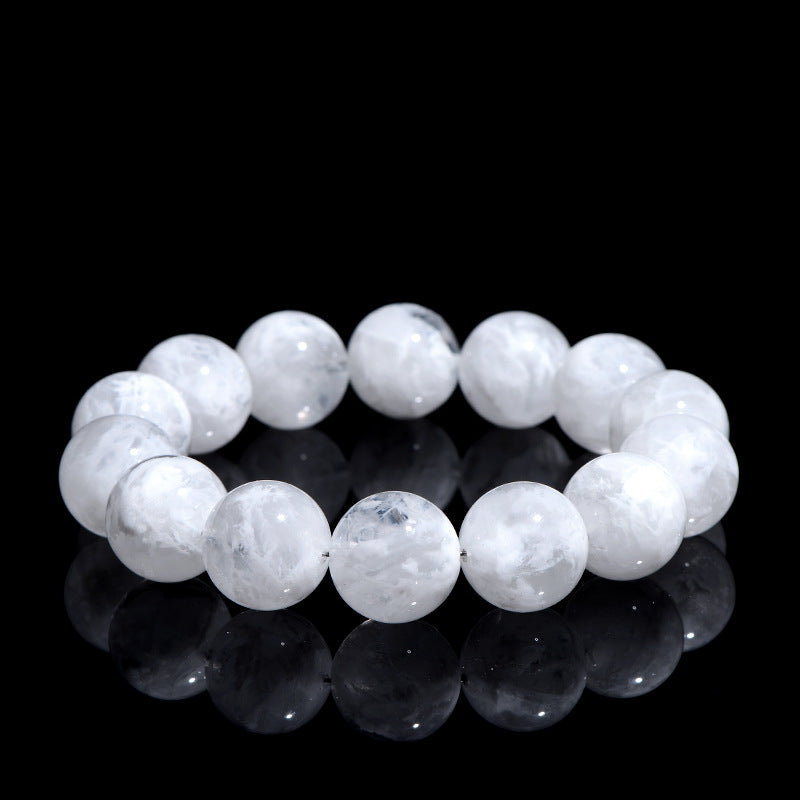 Natural Snowflake Phantom Quartz Beaded Bracelet