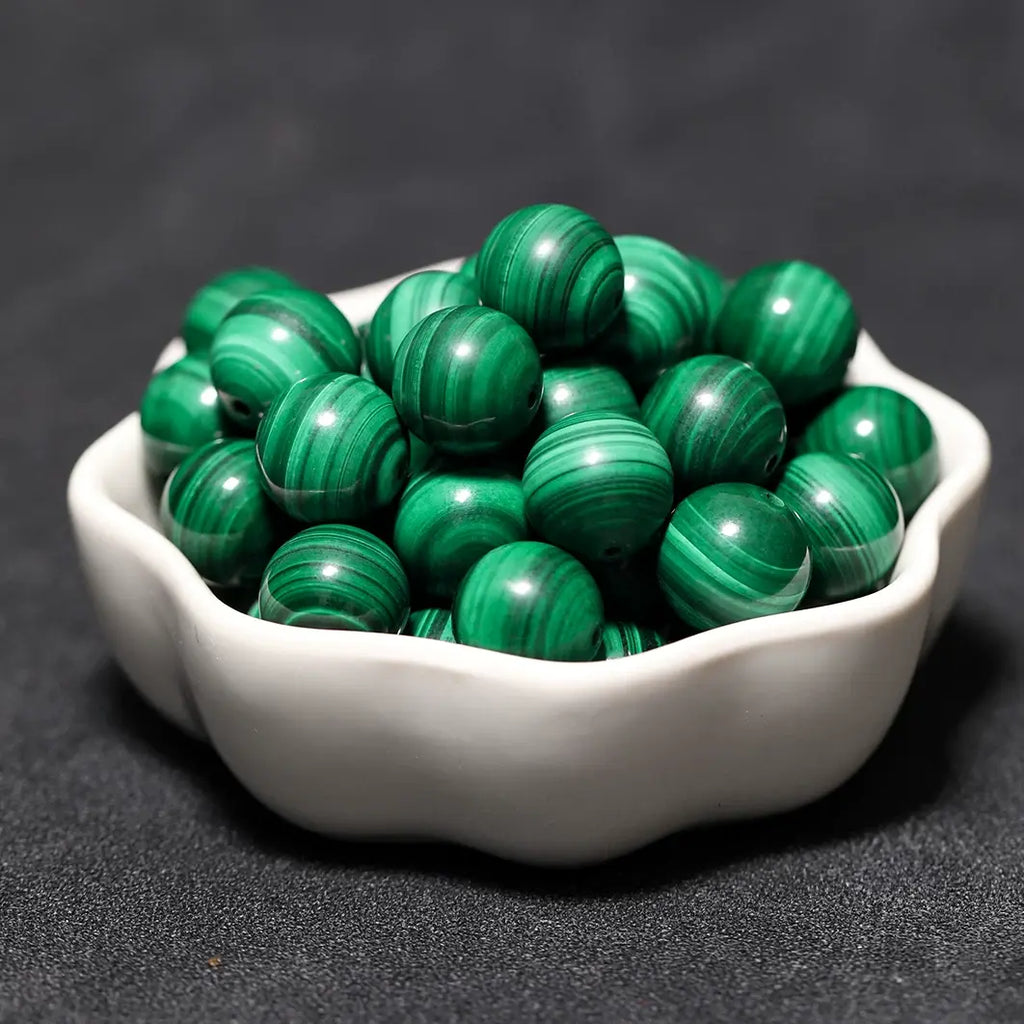 Banded Malachite Bracelet | Natural Crystal Jewelry for Women