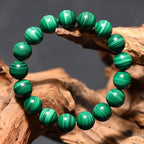 Banded Malachite Bracelet | Natural Crystal Jewelry for Women