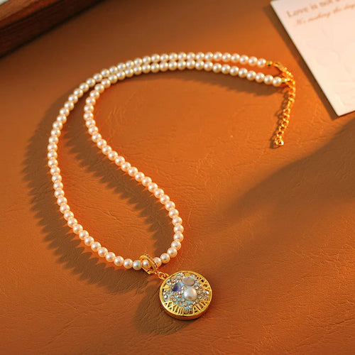 Aquarius Pearl Necklace | Zodiac Jewelry & Astrology Gifts