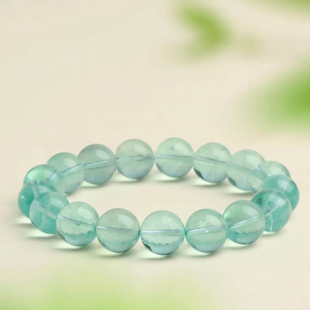 Green Fluorite Bracelet | Natural Crystal Jewelry for Women