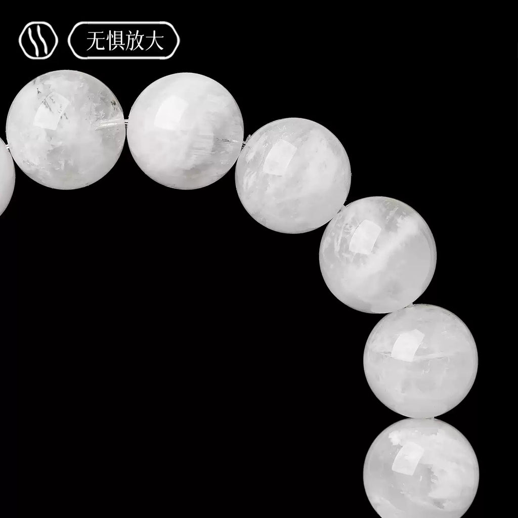 Natural Snowflake Phantom Quartz Beaded Bracelet