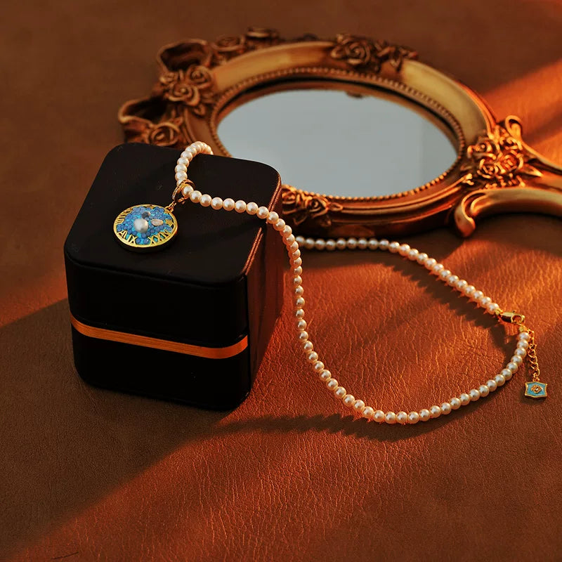Cancer Pearl Necklace | Zodiac Jewelry & Astrology Gifts