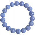 Blue Lace Agate Bracelet | Natural Crystal Jewelry for Women（3A）